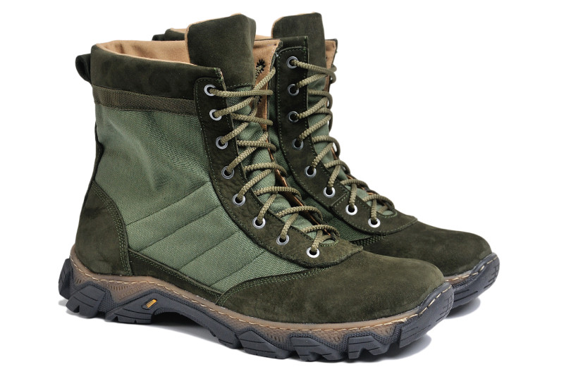 Берці чоловічі шкіряні великих розмірів Taurus 850 Olive р. 46 47 48 49 50