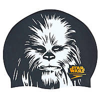 Шапочка для плавания SPEEDO SLOGAN PRINT 808385C743 Star Wars Chewbacca черный-белый