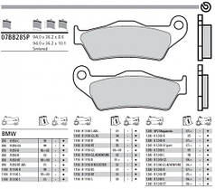 Мотоколодки BREMBO 07BB28SP аналог TRW MCB707SH / FERODO FDB2039/ EBC FA363 /Braking 794 /SBS 742, фото 4