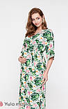 Сукня для вагітних і годуючих мам Fey S Юла Мама Зелений DR-21.062, фото 2