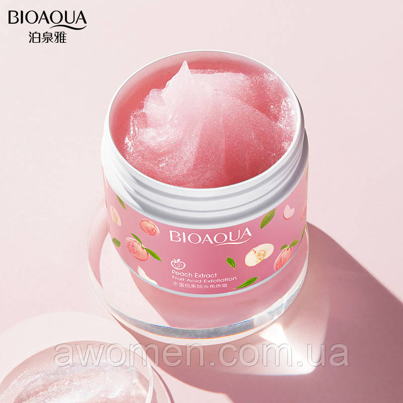 Пілінг для обличчя та тіла Bioaqua Peach Fruit Acid Exfoliating з екстрактом персика 140 g