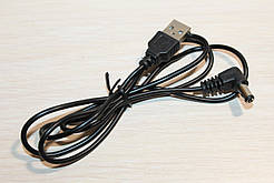 Кабель USB — 5,5mm Кутовий (живлення 5V) 1m