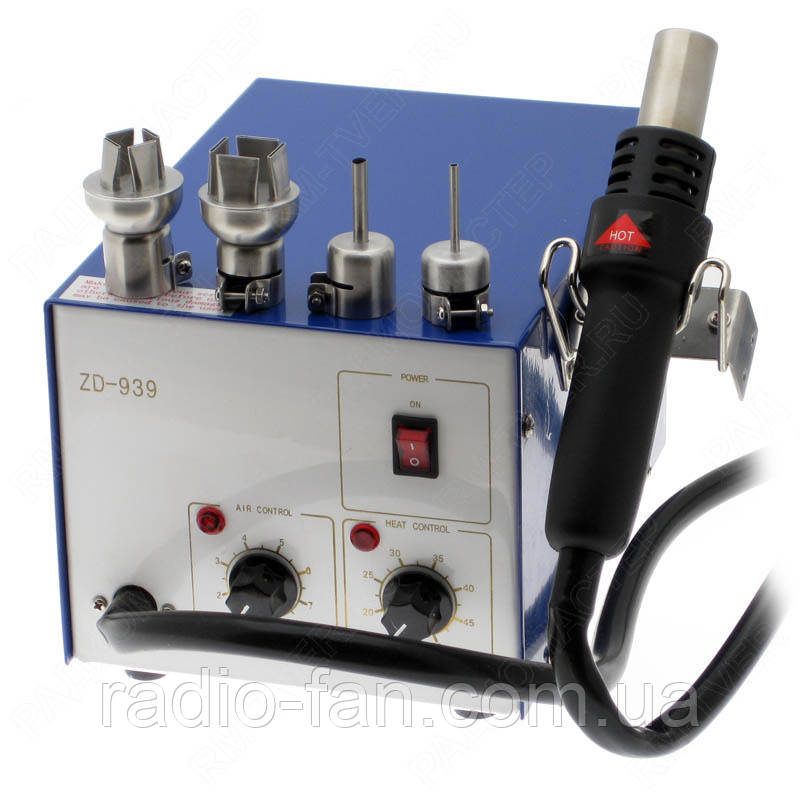 Паяльна станція ТЕРМО-ФЕН ZD-939, фото 1
