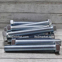 Болт під ключ Ø 6х100 мм 200 штук/упак Оцинкований болт із шестигранною головкою DIN 933