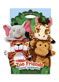 MD19081 Safari Sidekicks Hand Puppets (Кукальний театр "Зоопарк") Melissa&Doug