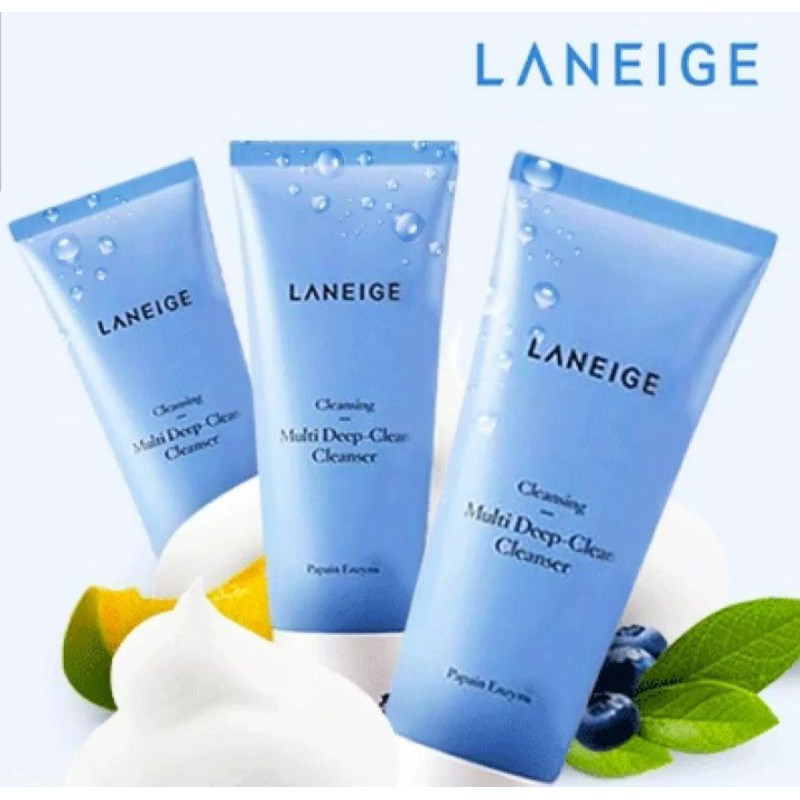 LANEIGE Multi Deep-Clean Cleanser mini Багатофункціональна пінка для глибокого очищення шкіри 30ml