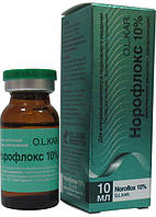 Норофлокс 10% ін'єкційний 10 мл O.L.KAR