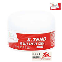 Гель Blaze X-Tend Builder white Gel, 15 мл белый