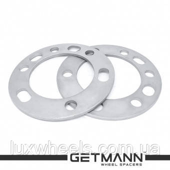 Проставка універсальна GETMANN 1 шт. 6мм PCD 5x139.7 і 6x139.7 DIA 108.1 Лита для Suzuki, Mitsubishi, Niva