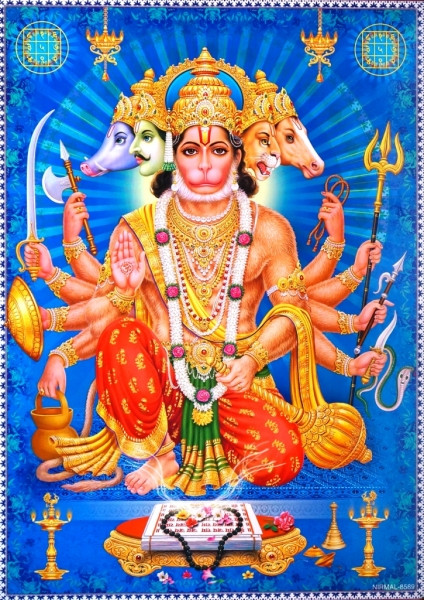 Постер "Індійські Боги" Хануман