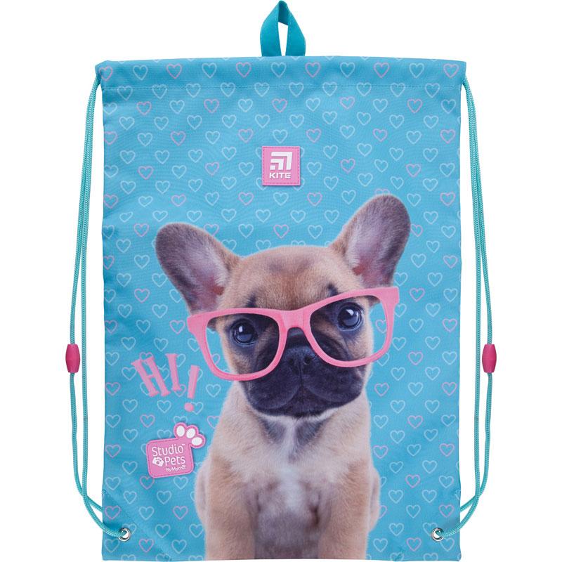 Сумка для взуття Kite Education Studio Pets (SP21-600M-1) 90 г 46x33 см бірюзовий