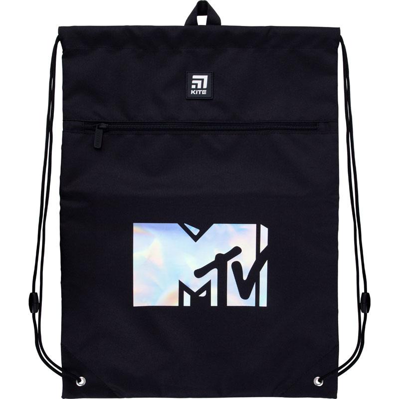 Сумка для взуття з кишенею Kite Education MTV (MTV21-601L) 128 г 49x36 см чорний