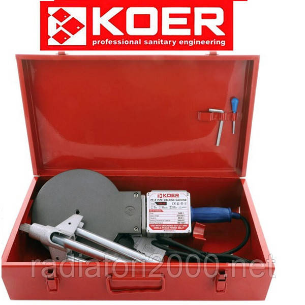 Паяльник для поліпропіленової труби KOER SET-05 (2400 ВТ, без насадок)