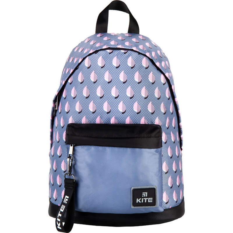 Рюкзак для міста Kite City (K21-910M-4) 550 г 40x29,5x15 см 14 л сірий, рожевий, фото 1