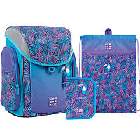 Школьный набор рюкзак + пенал + сумка для обуви Wonder Kite Tropic (WK21-583S-1) 960 г 34x28x17 см 10,5 л