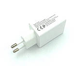 Мережевий зарядний пристрій Sunpin DC-02 Super Fast 22.5W (5V / 4.0A / 1USB) + кабель Type C White, фото 5