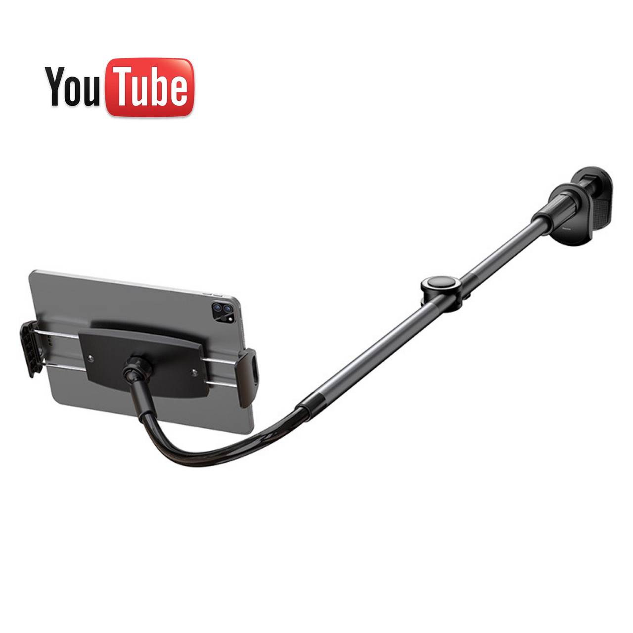 Гнучкий тримач для планшета 4.7-12 дюйма Baseus Otaku life rotary adjustment lazy holder Dark Grey
