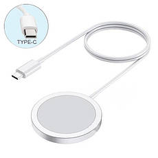 Бездротовий зарядний пристрій MagSafe Charger 15W/A2140, Type-C, фото 5
