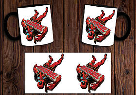 Чашка "Дедпул" / Кружка Deadpool №1 Чорний