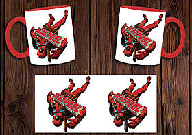 Чашка "Дедпул" / Кружка Deadpool №1 Червоний