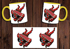 Чашка "Дедпул" / Кружка Deadpool №1 Жовтий