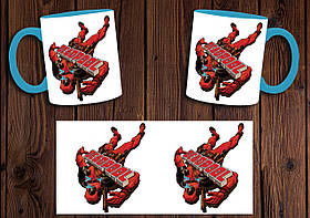 Чашка "Дедпул" / Кружка Deadpool №1 Блакитний