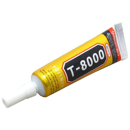 Клей силиконовый T-8000, 15ml, в тюбике с дозатором, фото 2