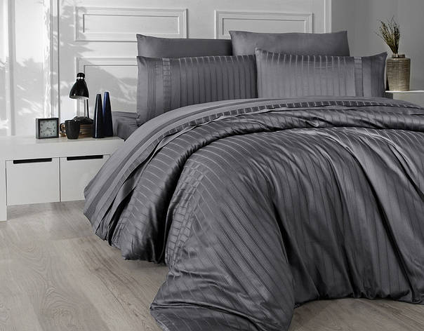 Набір постільної білизни First Choice DELUXE Satin "NEW TREND / fume" DLX 81, фото 1