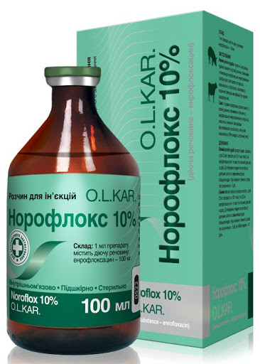 Норофлокс ін. 10% 100 мл O.L.KAR
