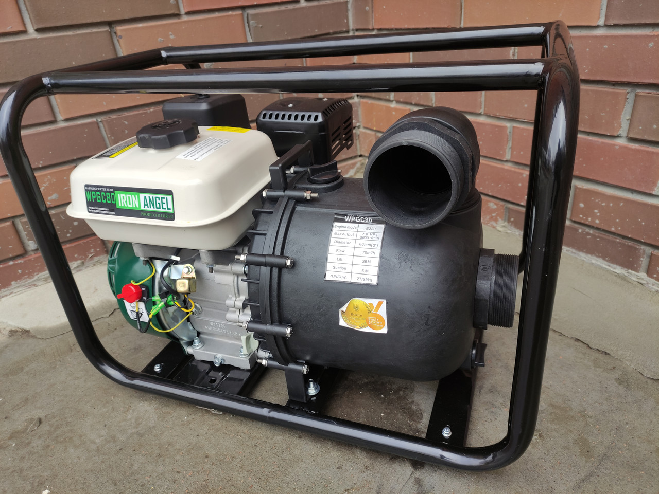 Мотопомпа для КАС, 1000 л/мин (60 куб./час) воды, химии, жидких ...