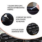 Фарба для шкіри 20 мл. Гель-паста для ремонту шкіри BELINO-CUIR Profi. Новинка!, фото 10