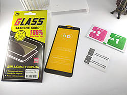 5D full glue захисне скло для Xiaomi Redmi 6A (black) повна проклейка
