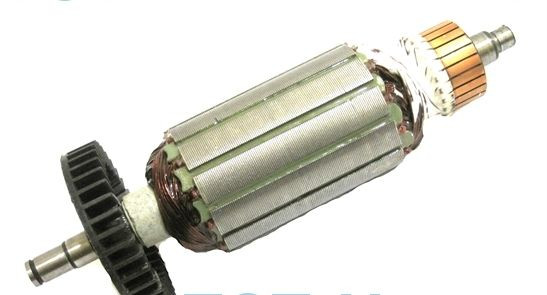 Якір болгарки Ferm 125N, 39*154.5 шпону +стоп.кільце 8 мм, фото 1