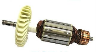 Якір електропилки Зеніт ЦПЛ-406/2500, 46*197 шпонка+стоп. кільце 10 мм