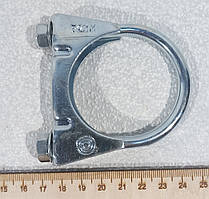 Хомут глушника, резонатора, вихлопної труби 52 мм Fischer