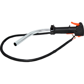 Ручка газу + бруд (кирок вузький) бензокоси в зібраному вигляді.