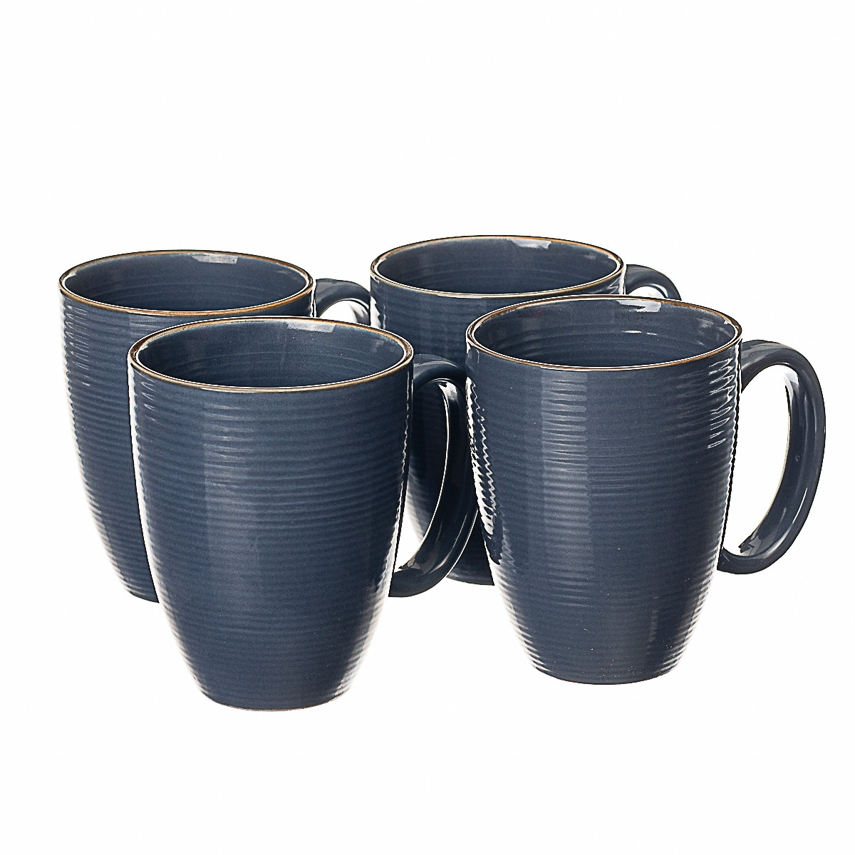 Набір кухлів із 4 штук Lefard 003ALP/blue