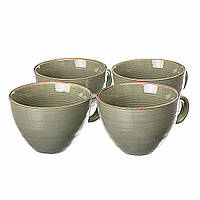 Набір чашок із 4 штук Lefard 001ALP/green