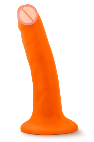 Фалоімітатор на присосці Neo 6inch Dual Density Cock Neon Orange
