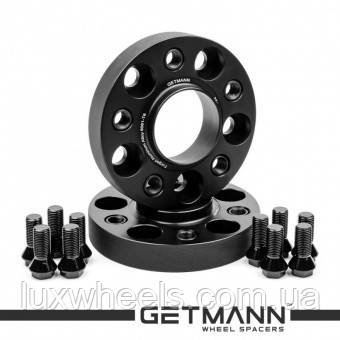 Колісна проставка-адаптер GETMANN 1 шт. 25мм PCD 5x120 DIA 72.6 з футорками 14x1. 5 для BMW X5 E53 (кована)