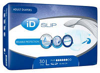 Подгузники для взрослых iD Expert Slip Plus L айди эксперт подгузники , 115-155 см 30 шт