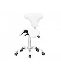 Стілець-сідло для майстра зі спинкою, три кольори