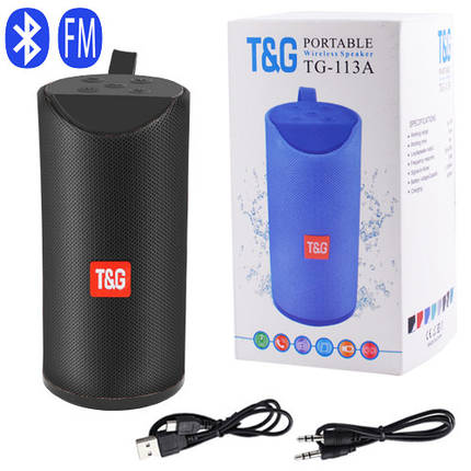 Бездротова Bluetooth-колонка SPS UBL TG113A, з speakerphone, радіоколір чорний, фото 1