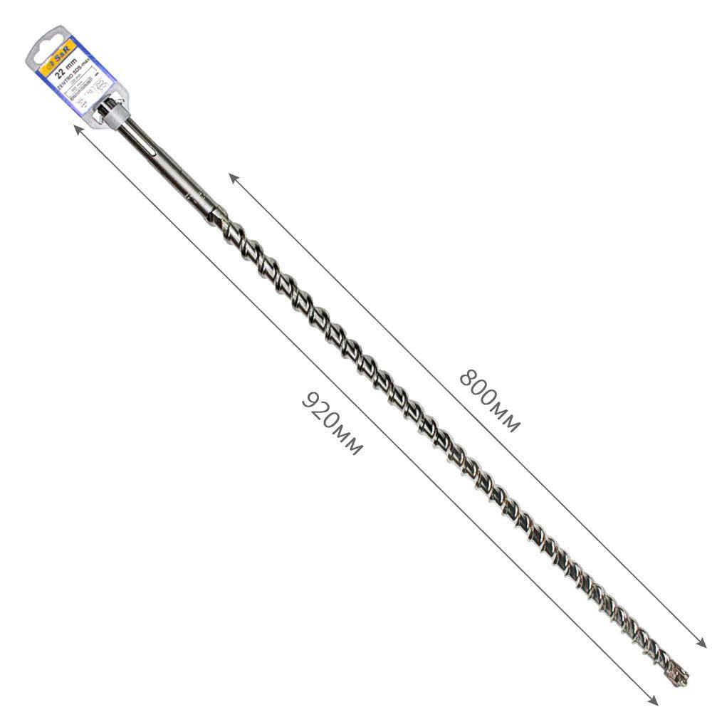 Бур по бетону SDS-MAX S&R Zentro 22x920 мм
