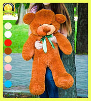 М'який плюшевий ведмедик плюшевий мішка Раф 100 см коричневий, подарунок для дівчини на день народження, фото 2