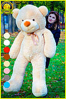 Великий плюшевий ведмідь плюшевий мішка 1,8 м, м'який ведмедик для подарунка, медовий, фото 2