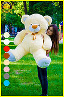 Плюшевий ведмедик М'яка іграшка Томии 150 см Персиковий, фото 2