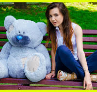 Плюшевий ведмедик М'яка іграшка Потап 90 см Сірий, фото 2