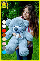 Плюшевий ведмедик плюшевий мішка м'яка іграшка Рафаель 80 см Сірий, фото 2