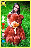 Плюшевий ведмедик М'яка іграшка Рафаель 120 см Шоколадний, фото 2